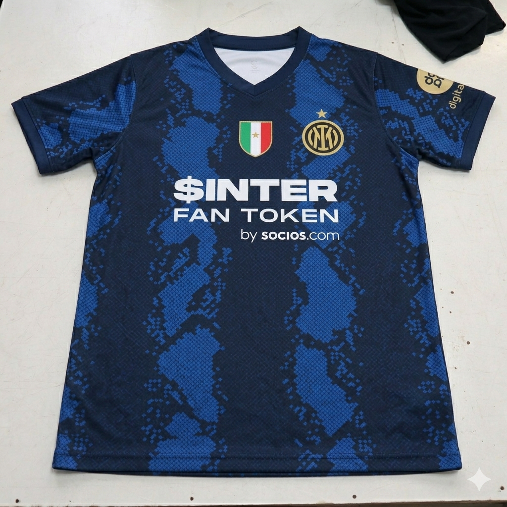 Jersey Printing Inter Home 2021 2022 Full Sponsor
