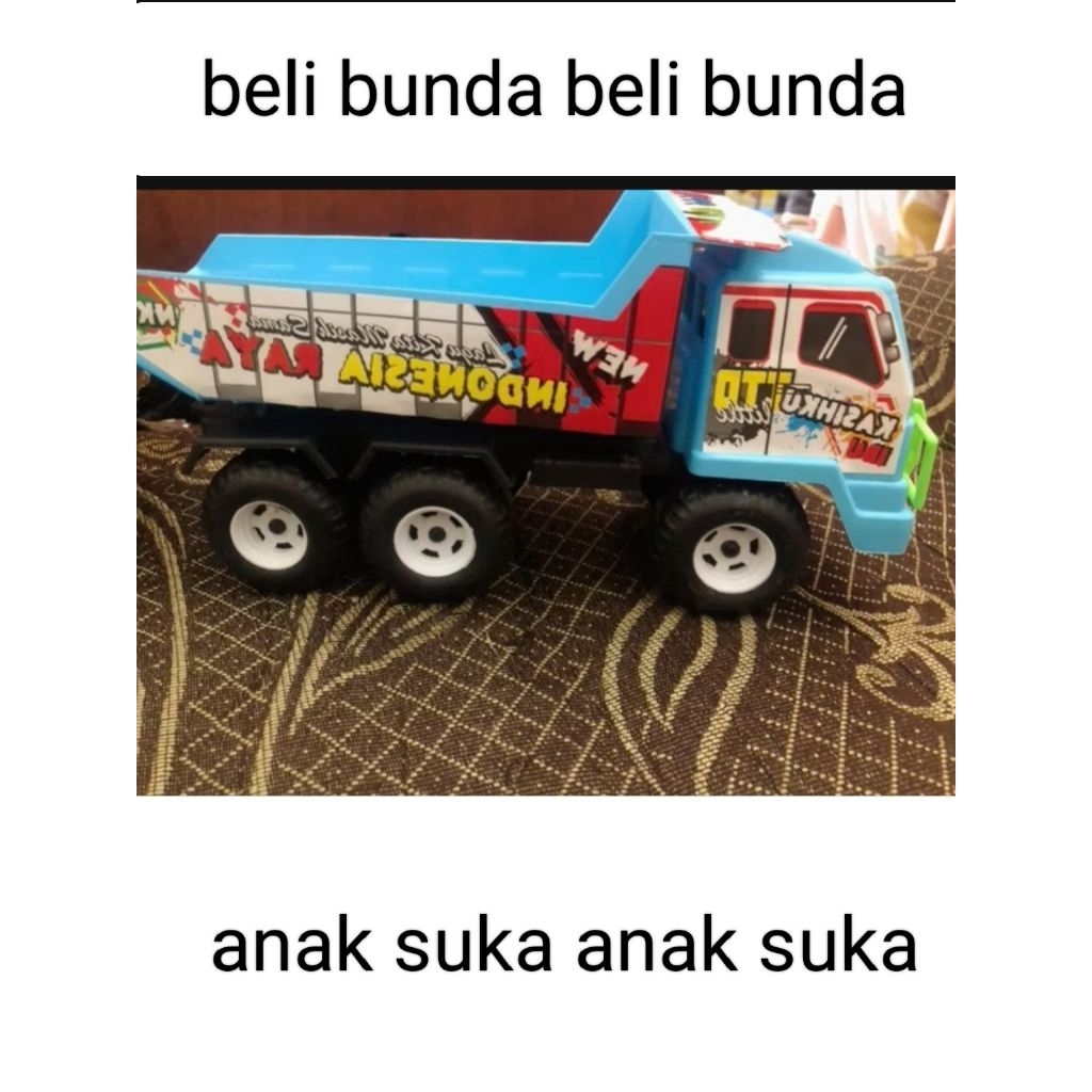 Mainan Truk Dump Pasir TTD 999 - Truk Plastik , Ukuran 30 cm