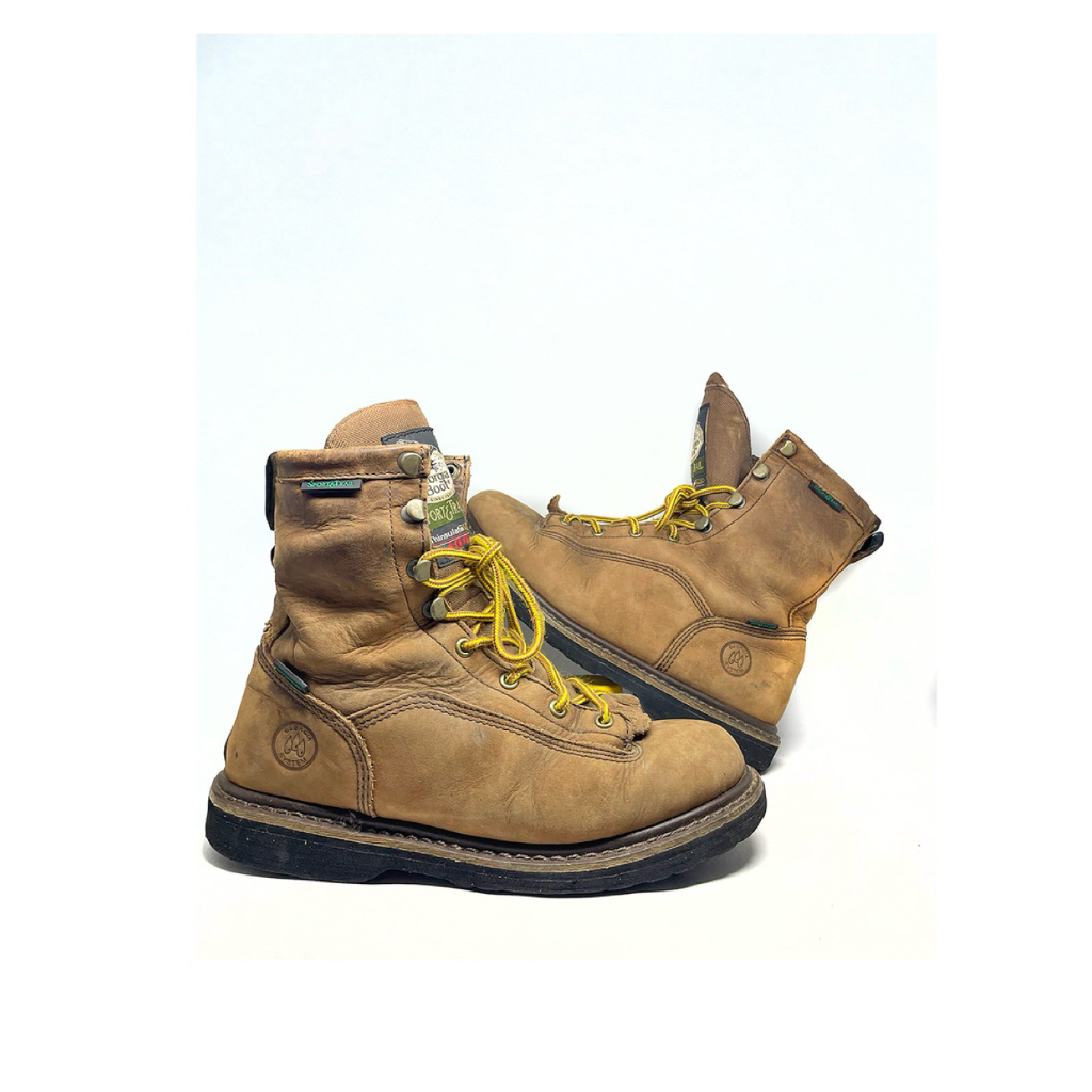 Sepatu georgia Boots High leather