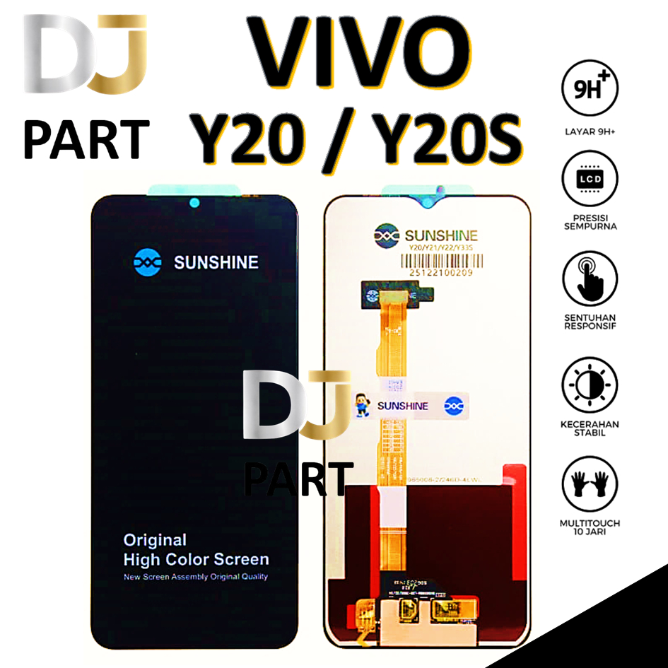 LCD TOUCHSCREEN VIVO Y20 / Y20S  ORIGINAL 100% FULLSET