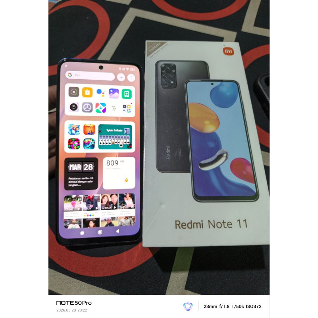 Xiaomi Redmi Note 11 Ram 128Gb Fullset second