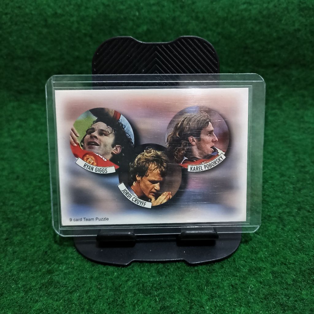 KARTU BOLA GIGGS CRUYFF POBORSKY MANCHESTER UNITED FUTERA 2000