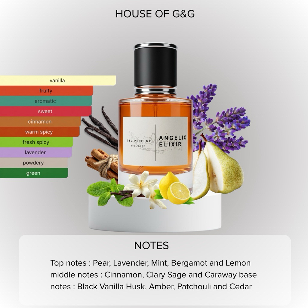 ANGELIC ELIXIR 50ml | Parfum Tahan Lama |  | Parfum Pria | parfum cowok | Parfum Lokal | extrait de 