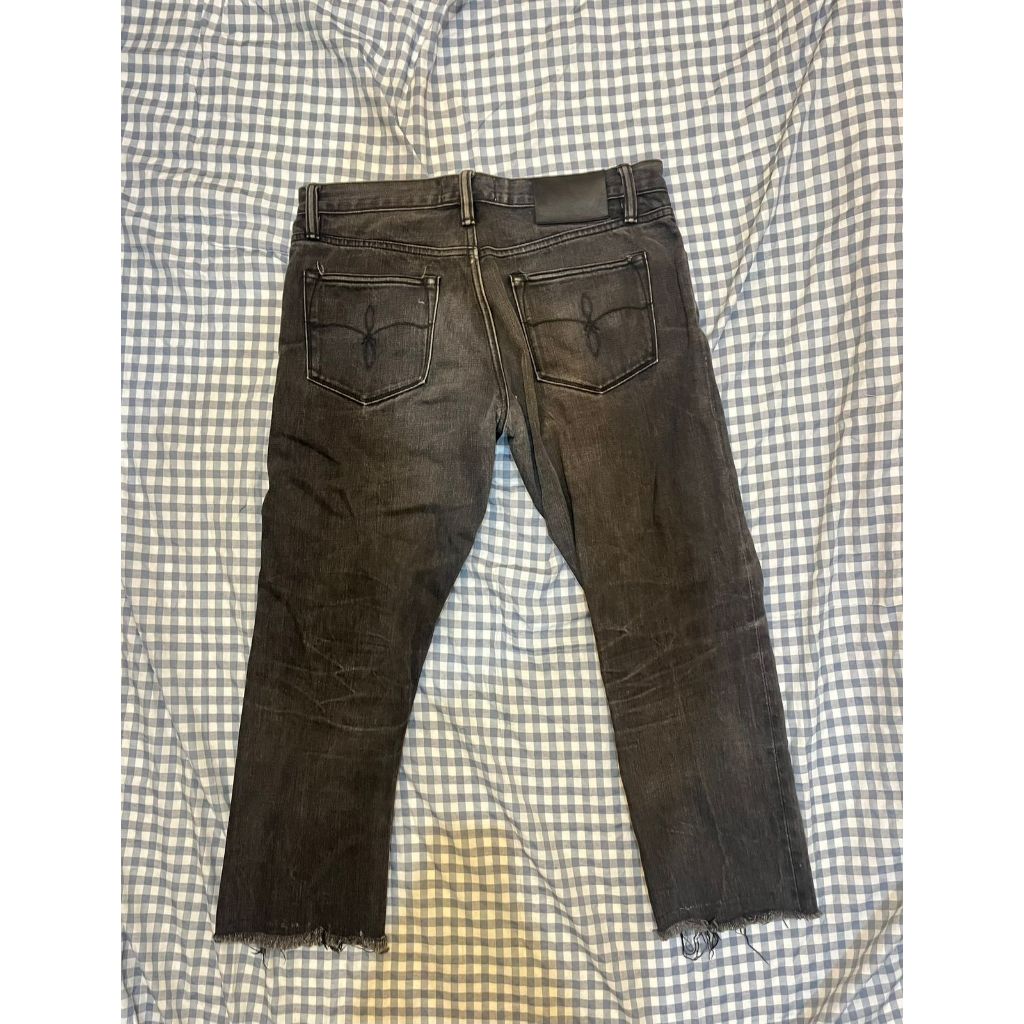 Oldblue co. Black x Black ID Selvedge denim - size 34