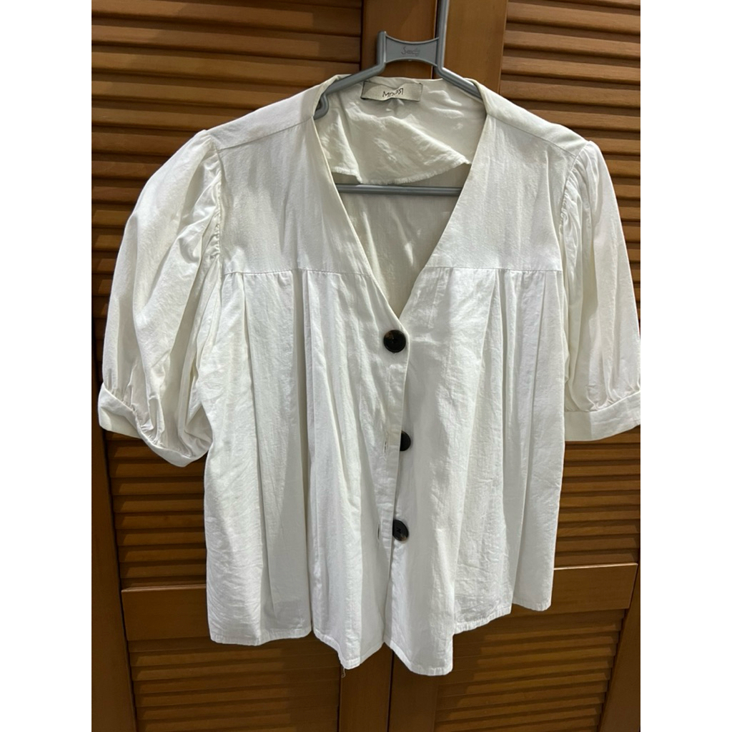 Blouse putih cewek miroir preloved