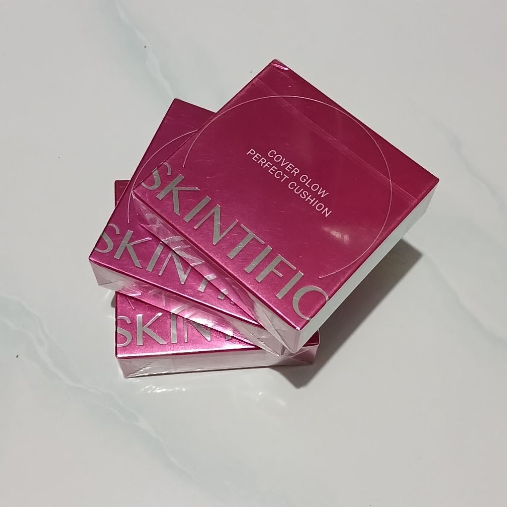 (BACA DESKRIPSI) NEW ORI SKINTIFIC Cushion Pink Cover Glow Perfect