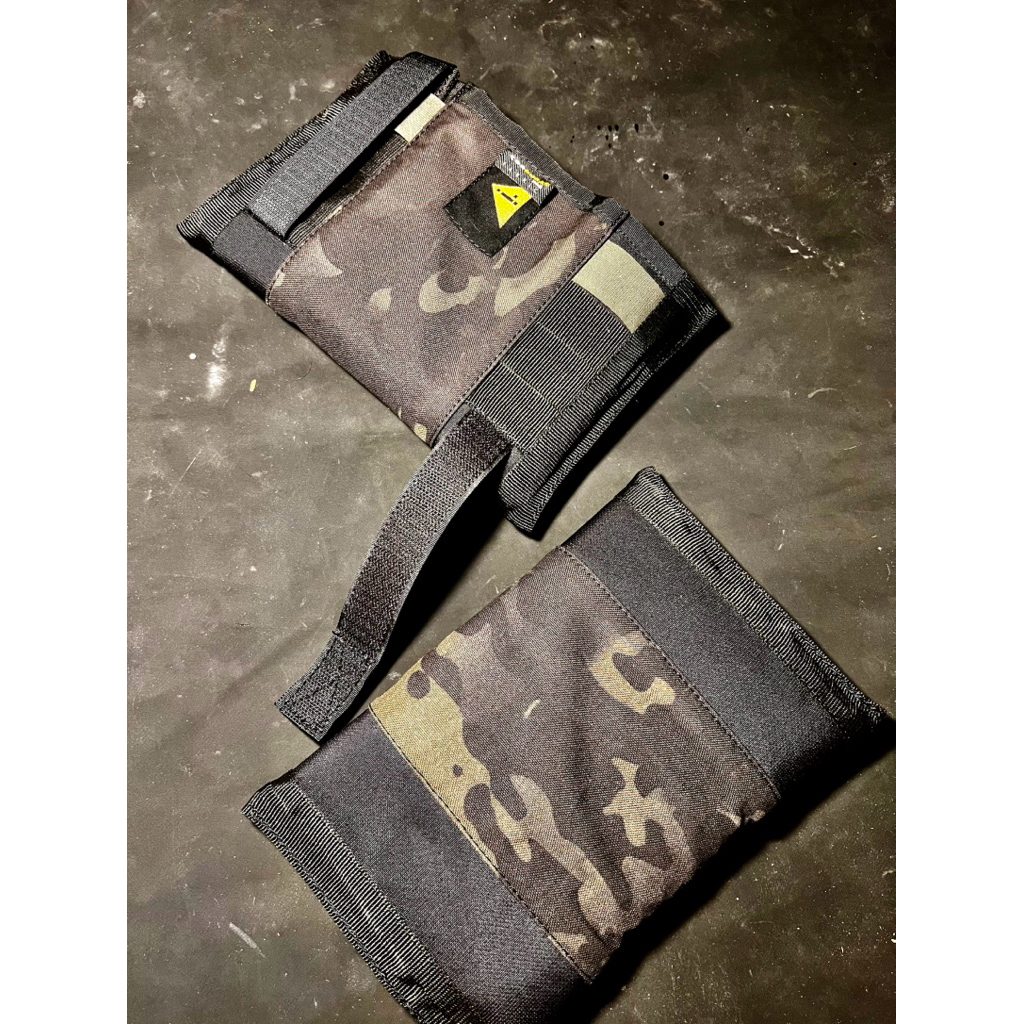 IDR balistic side plate in MulticamBlack set for FCPC cummerbund, IDR PPC plate carrier