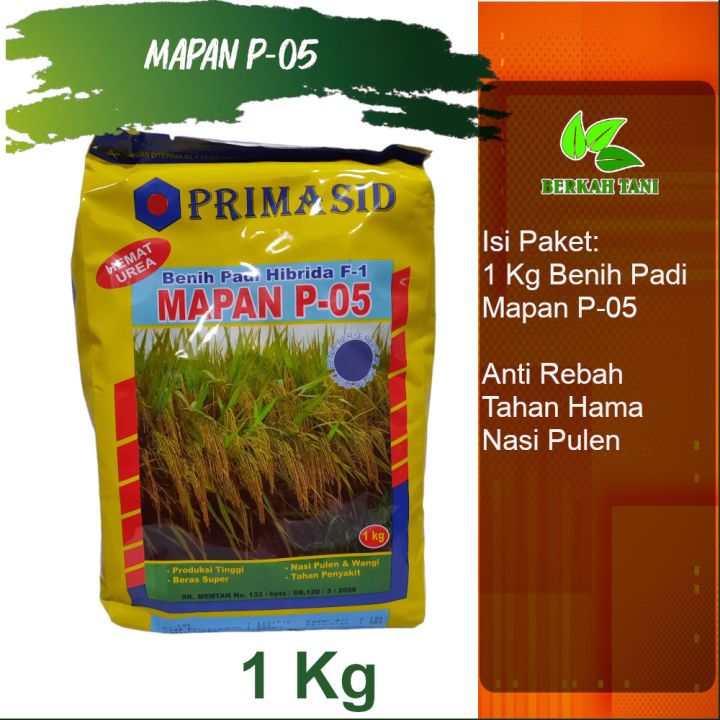 Benih Padi Bibit Mapan p05 Primasid Mapan 05 Hibrida 1kg