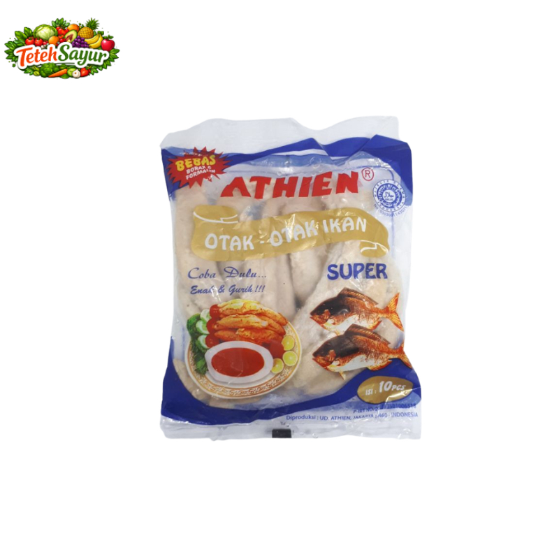 Otak-Otak Ikan Athien Super Isi 10 Pcs - Halal, Bebas Formalin, Gurih