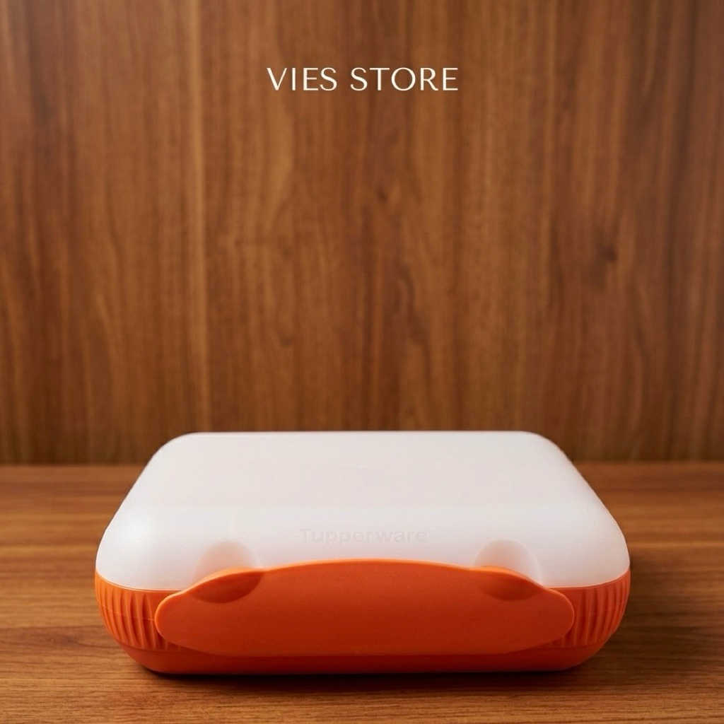 Tupperware At Lunch Box 1L Kotak Bekal Makan Sekolah Kantor BPA Free Anti Tumpah 100% Original Tuppe