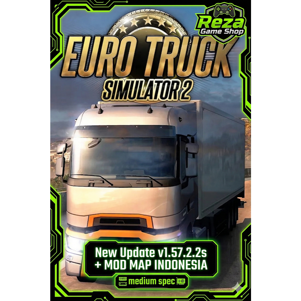 Euro Truck Simulator 2 + MOD MAP INDONESIA | GAME PC | GAMING