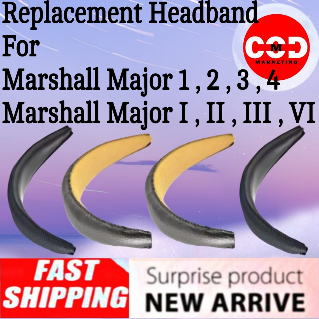 Replacement Headband Marshall Major VI - Marshall Major III - Marshall Major II - Marshall Major I -