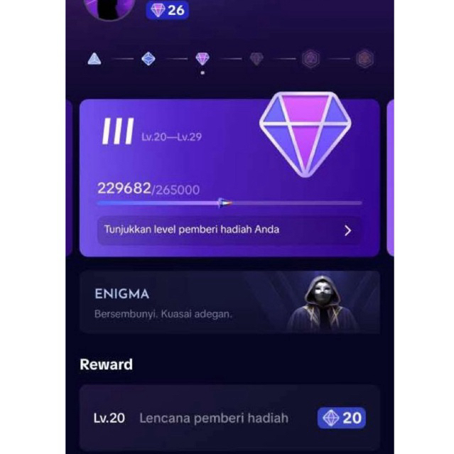 Tiktok Level 26 Indo