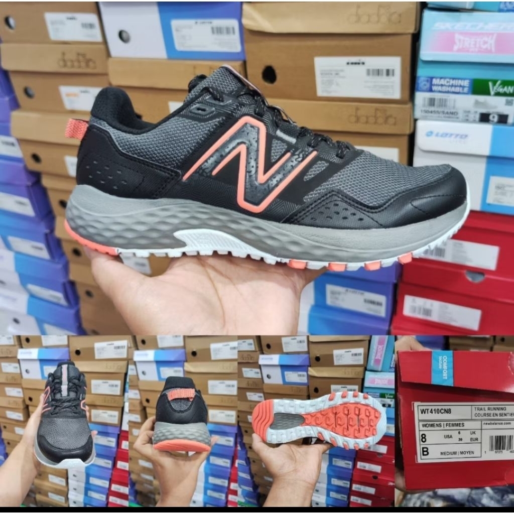 Original Sepatu New Balance Trail Running Women WT410CN8 size 39