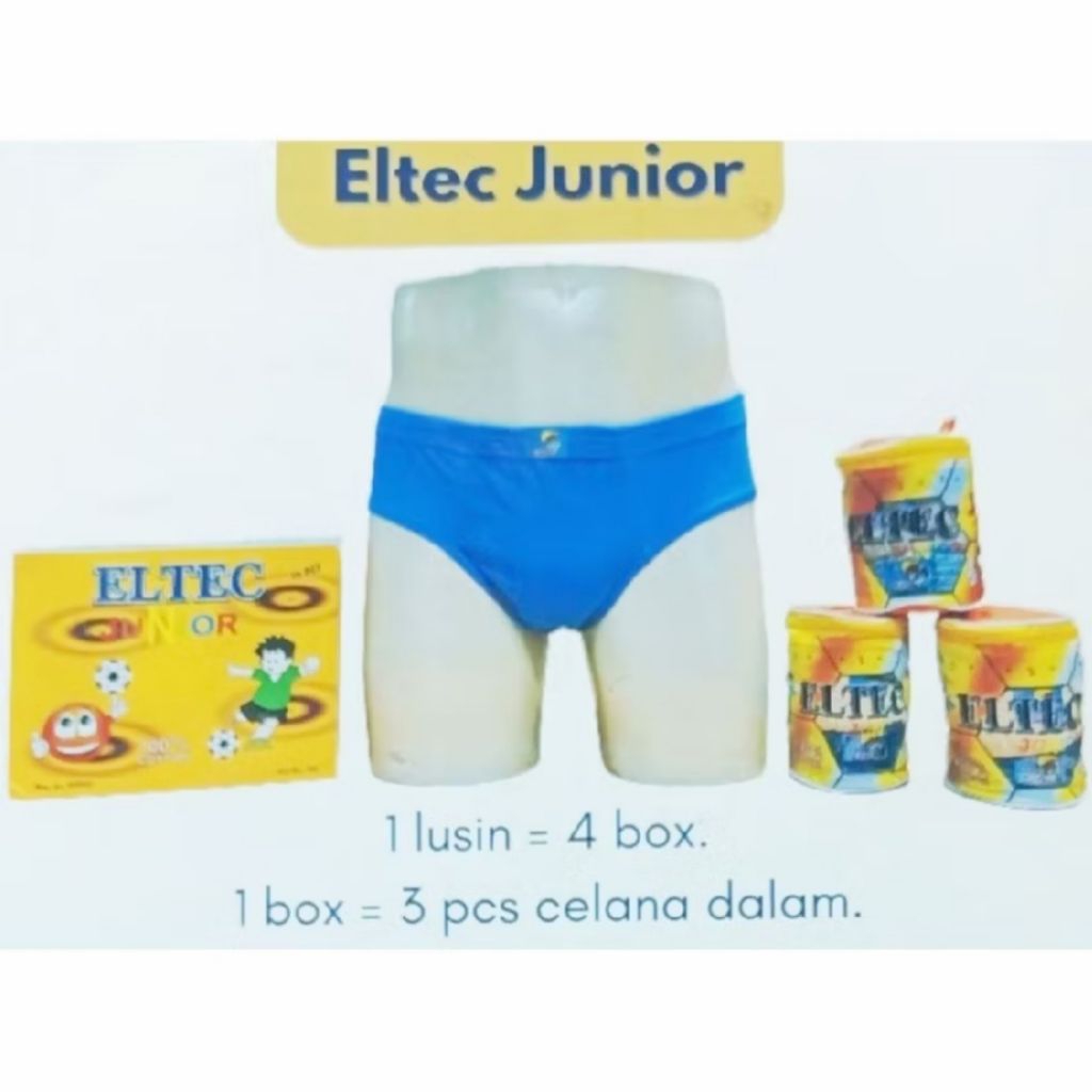 Celana Dalam Anak Anak Cowok Merk Eltec Junior (Isi 3 Pcs) 26 28 30