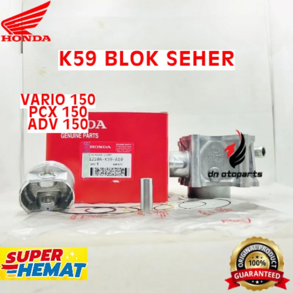 BLOK SEHER ORIGINAL HONDA KODE K59, BLOK SEHER VARIO 150, BLOK SEHER PCX 150, BLOK SEHER ADV 150



