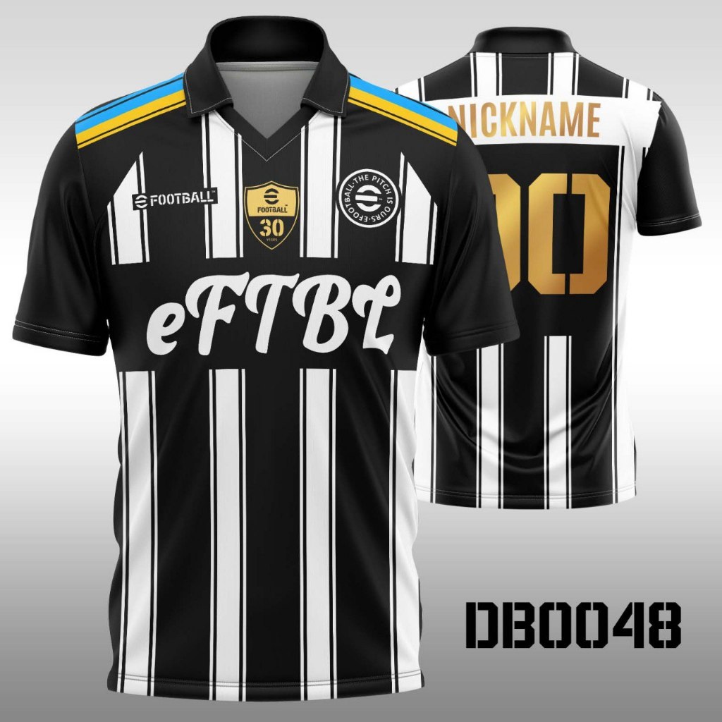 Kaos Jersey eFootball Anniversary 30th Kerah
