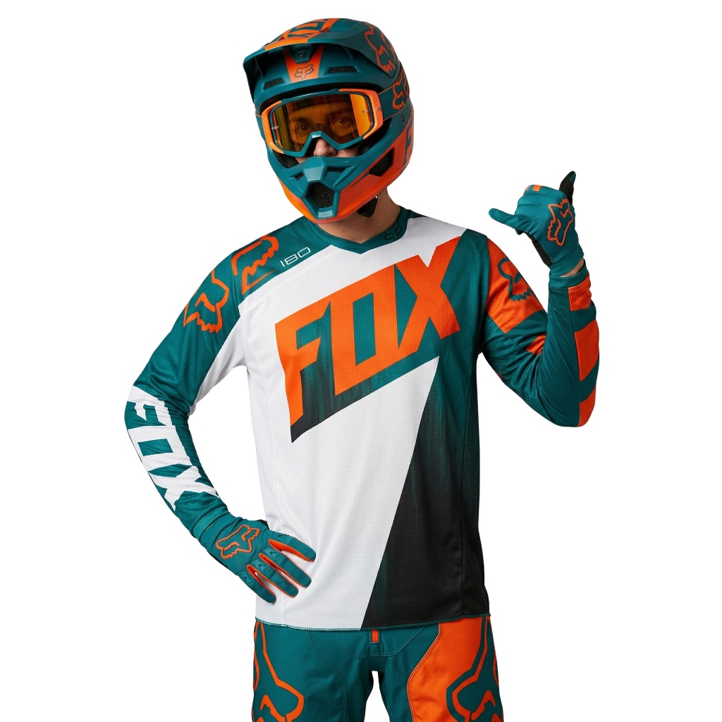 Fox 180 Vandal Orange Original Jersey Motocross Trail