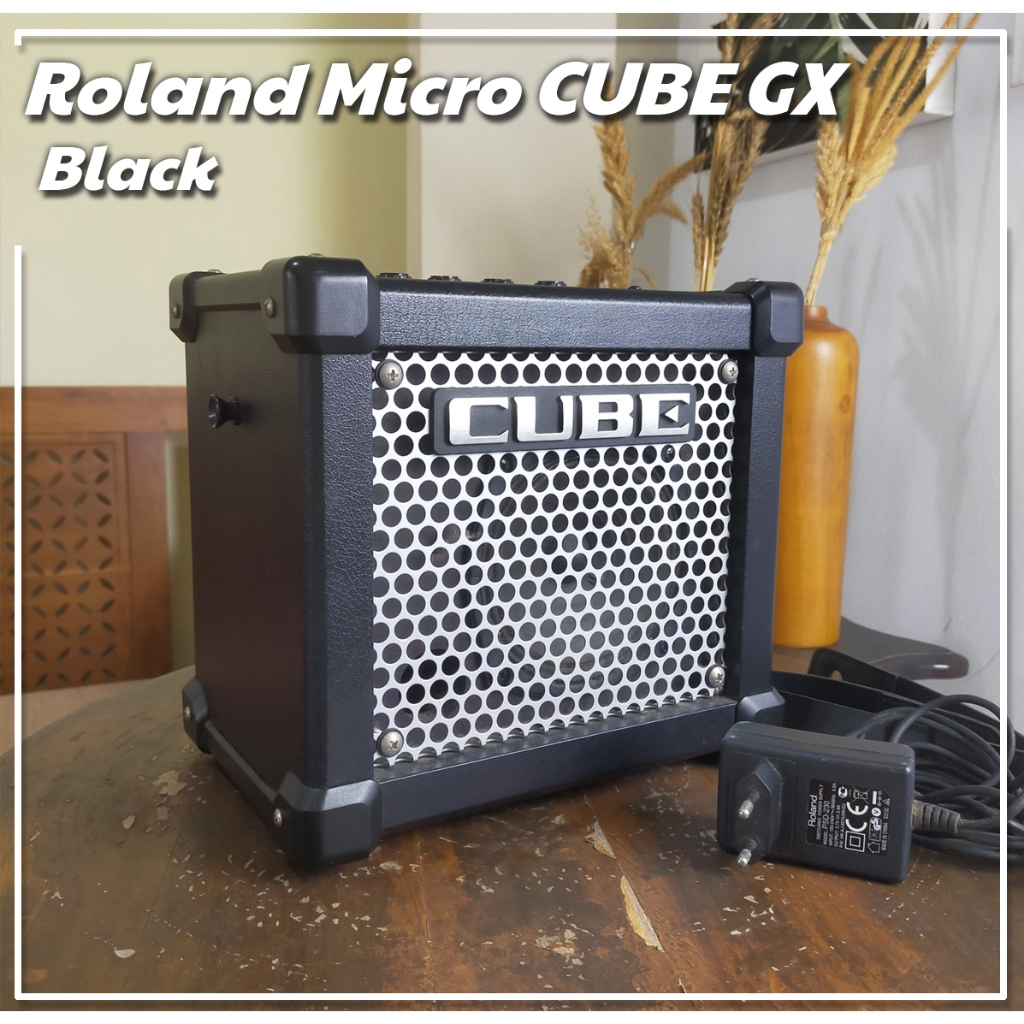 Roland Micro CUBE GX Amplifier Gitar Portabel Hitam