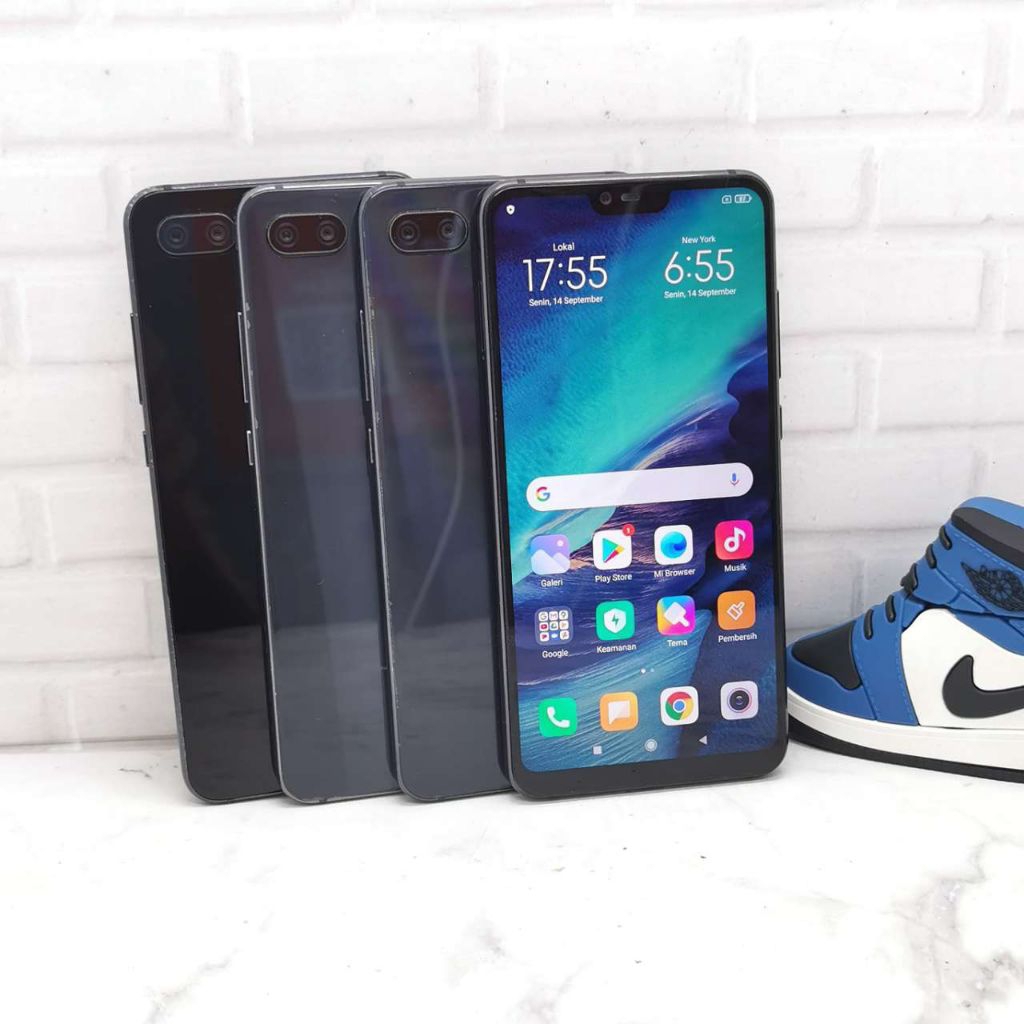 HP Smartphone Mi 8 Lite ram 6gb internal 128gb Second Murah Original