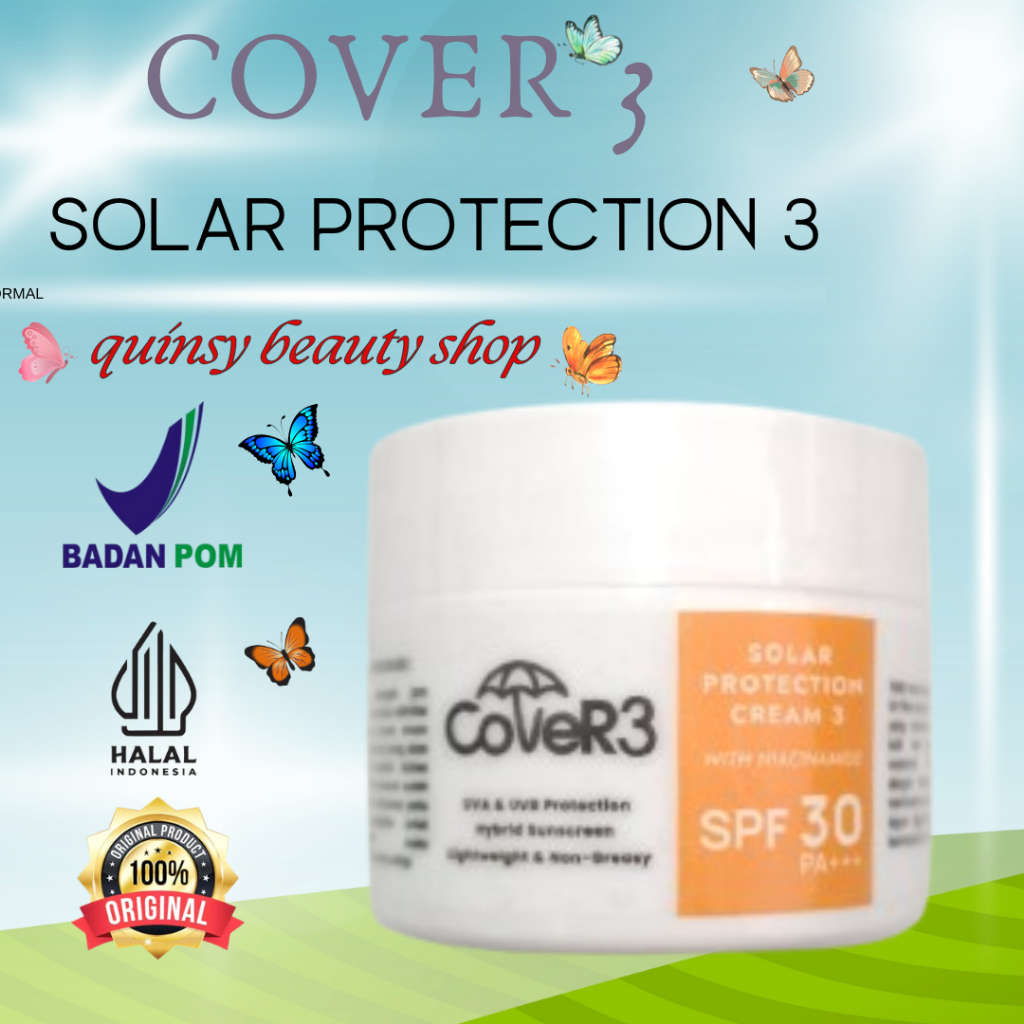 cover 3 solar protection 3 niacinamide spf 30