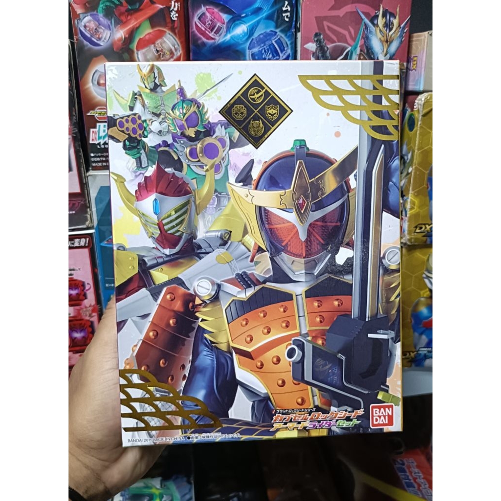 DX PREMIUM BANDAI KAMEN RIDER GAIM CAPSULE LOCKSEED DRIVER SET