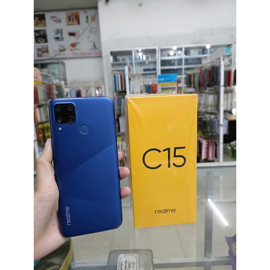 REALME C15 4/64 RAM 4G INTERNAL 64GB SECOND SEKEN PENYIMPANAN 64GB