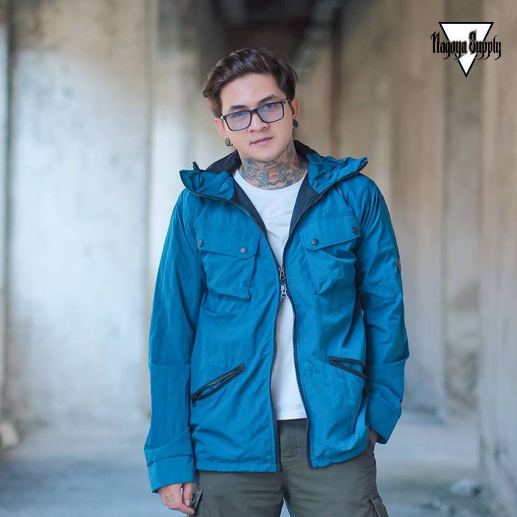 Jaket kasual Parka Nagoya Double slide Resleting