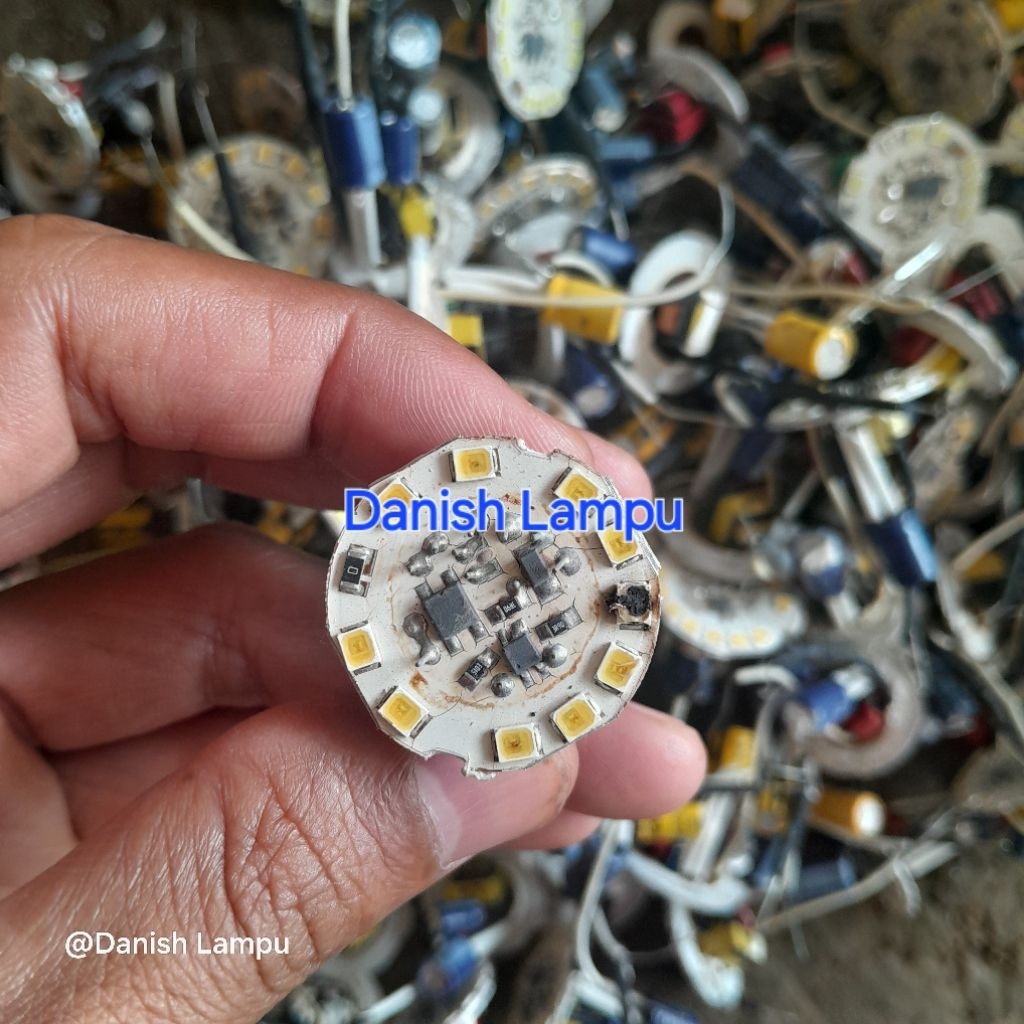 Pcb Led ac copotan bekas lampu philips mati /off 6 watt 8watt