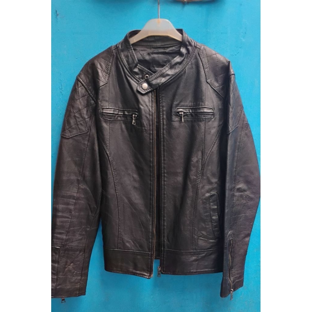 Jaket Kulit Banana Republic (Size M)