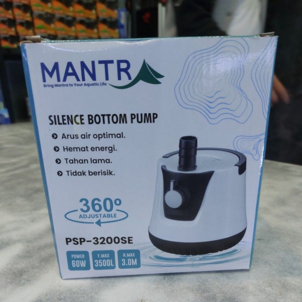 Mantra - PSP - 3200SE  Silence Bottom Pump  3500L/h