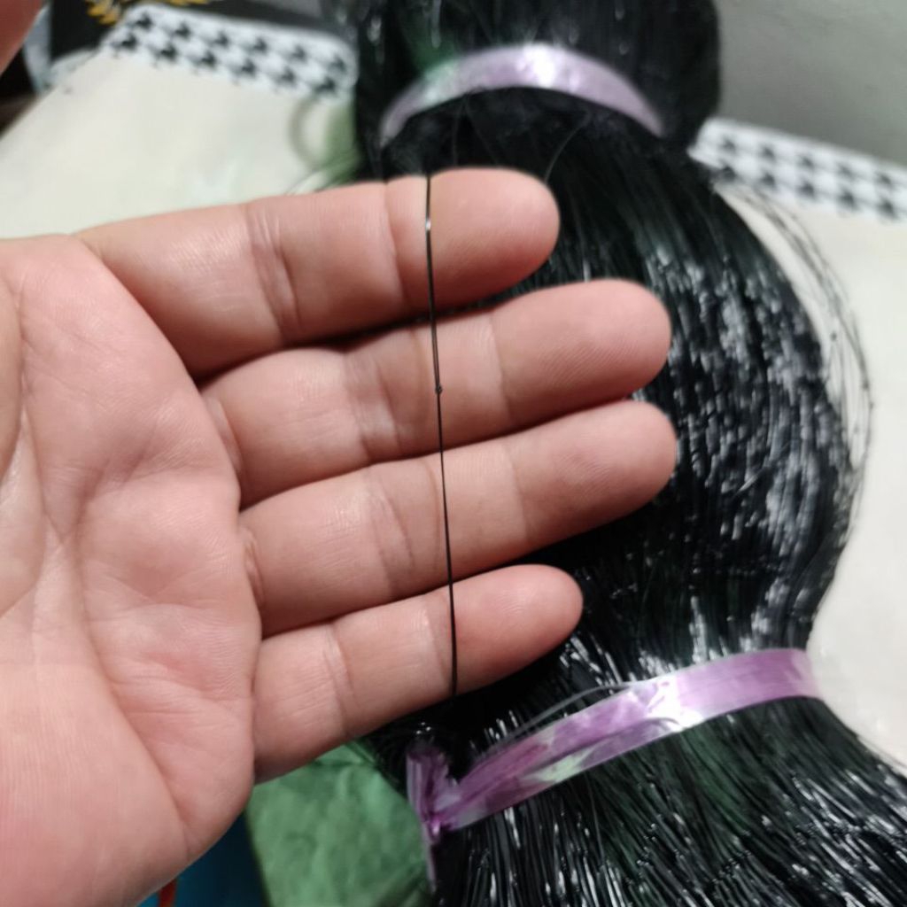 030 jaring burung hitam 4 inch tinggi 7 meter, jaring saja