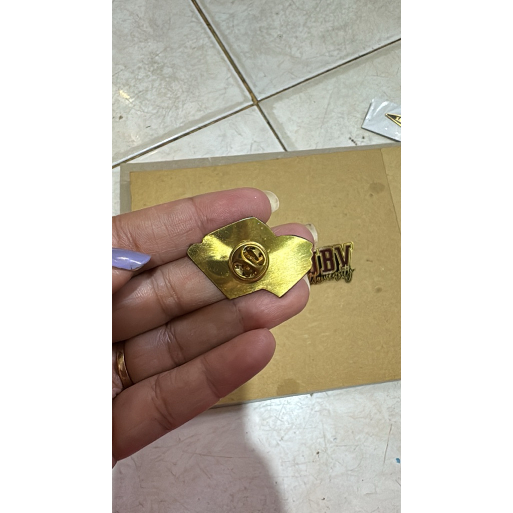 pin kuningan custom / pin custom