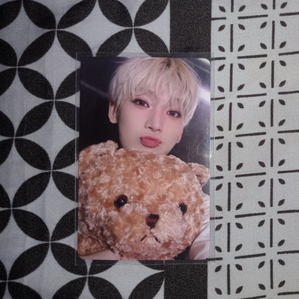 PHOTOCARD KIM SUNOO ENHYPEN OFFICIAL ROMANCE :UNTOLD POB YZY YIZHIYU BEAR PHOTOCARD