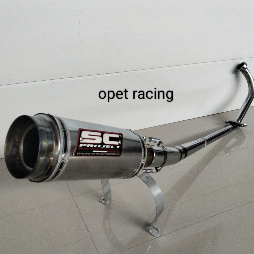 Kenalpot racing SC PROJECT satria Fu karbu satria Fu injeksi Jupiter MX old Jupiter MX new/135
