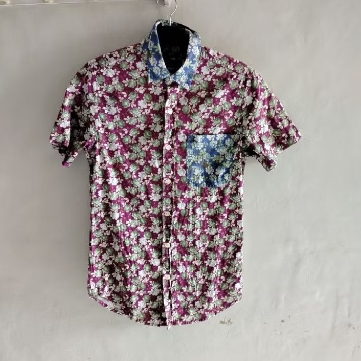 kemeja pria SIZE xxs topman floral