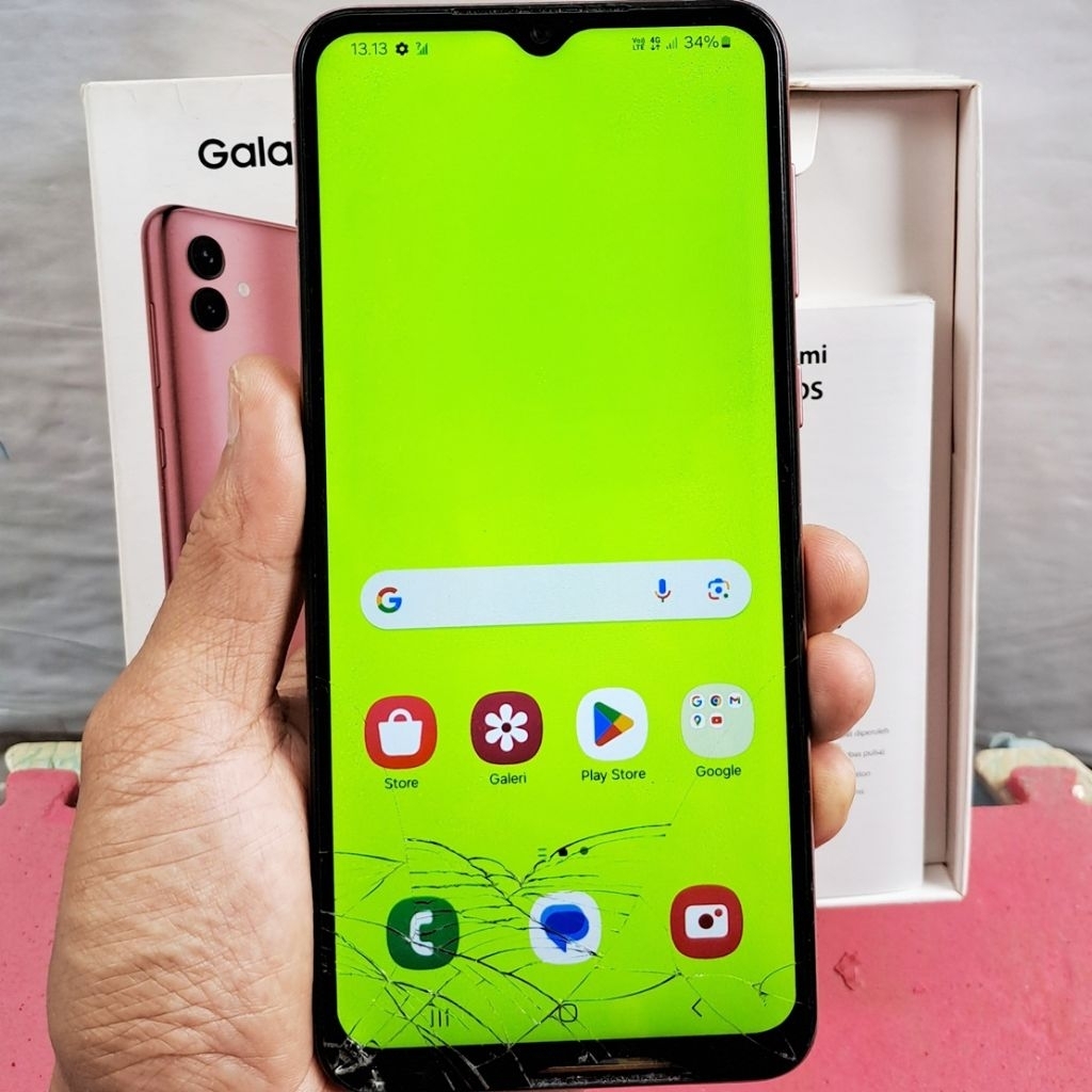 Handphone Hp Samsung Galaxy A04 4/64 Second Eks Resmi Sein
