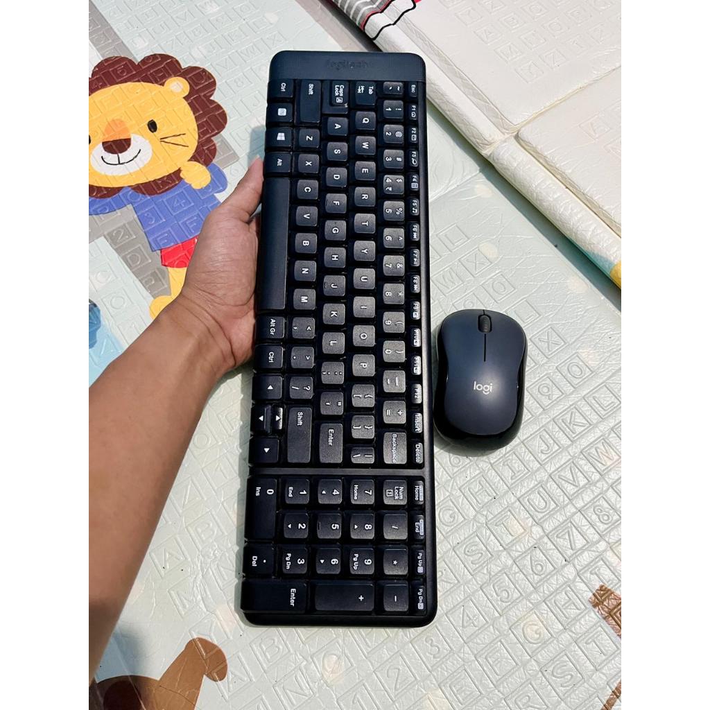 Keyboard+Mouse logitech mulus no minus keyboard Logitech K220 dan Mouse Logitech M220