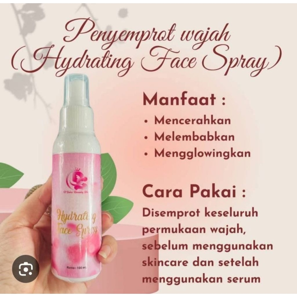 spray glow D'sars beauty skin