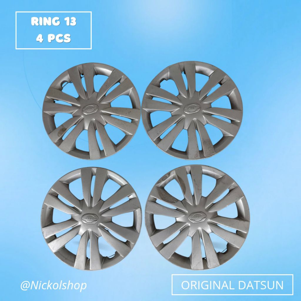 4 pcs weldop second ring 13, ori datsun