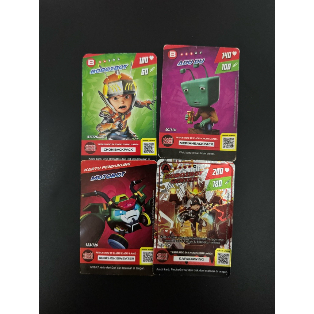 Kartu Boboiboy ChokiChoki