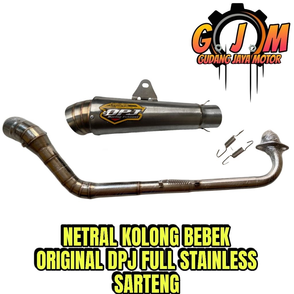 1 SET NETRAL KOLONG ALL MOTOR BEBEK ORIGINAL DPJ P34 FULL STAINLESS || saringan tengah ( SARTENG )