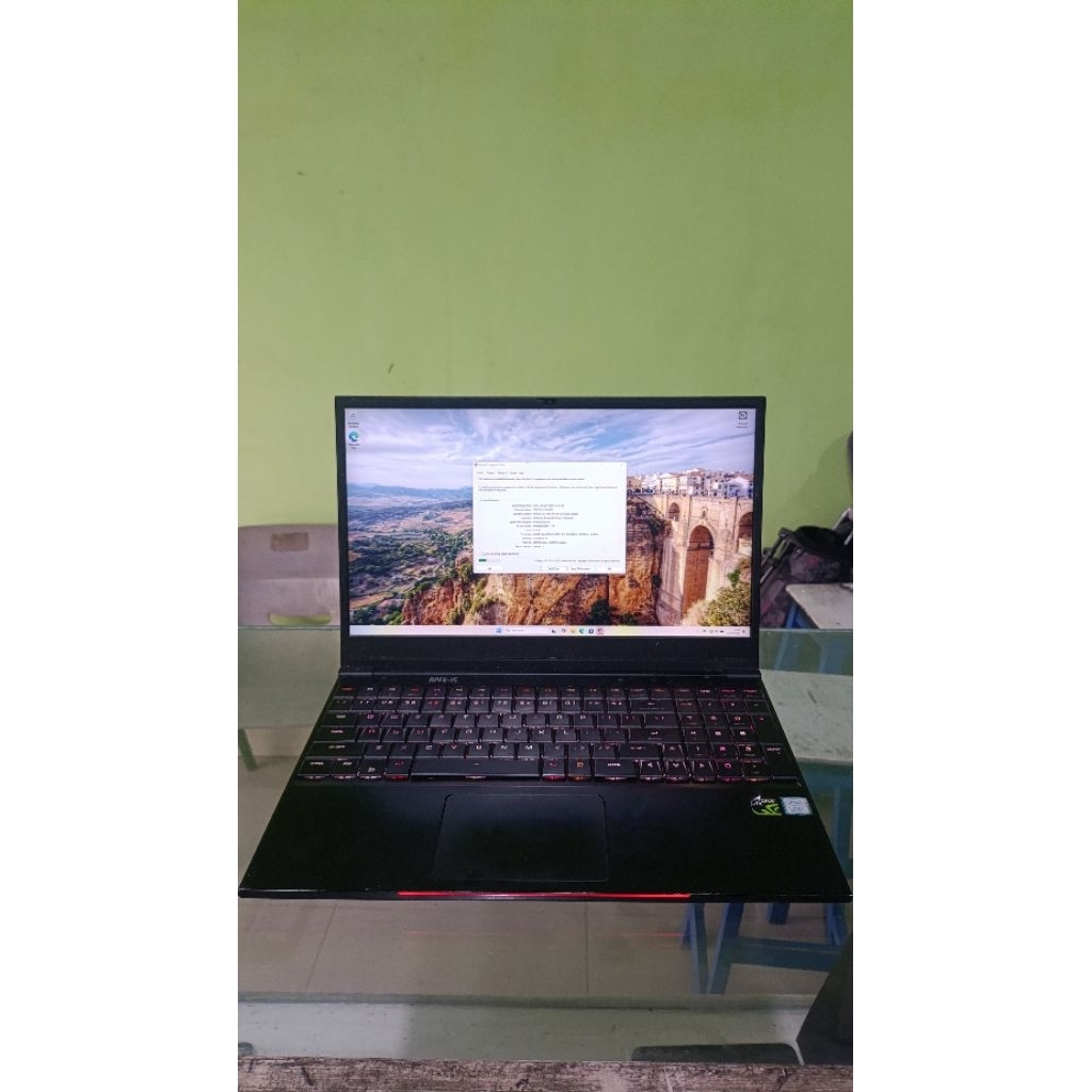 Aftershock Apex 15 intel i78th gen ram 16gb ssd 512gb+hdd 1TB Nvidia GTX 1060 6gb
