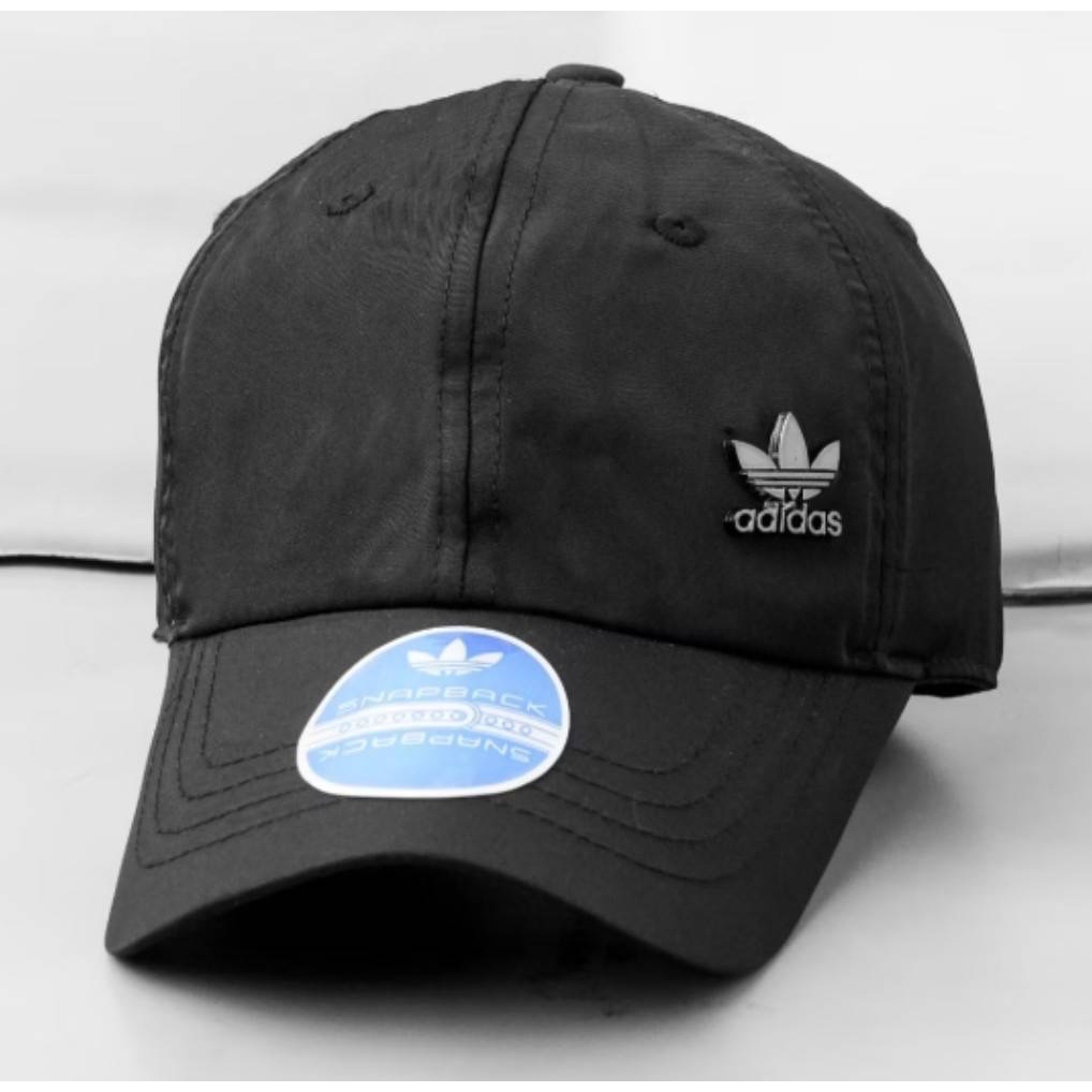 TOPI BASEBALL ADIDAS METAL SIDE LOGO ORIGINAL BLACK WHITE NAVY CAPS / TOPI BEST SELLER BISA COD / TO