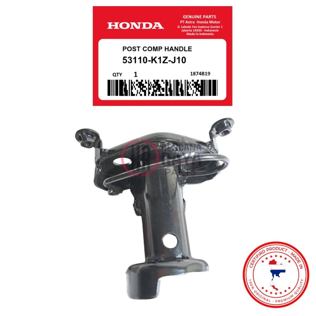 DUDUKAN STANG TENGAH POST COMP PCX 160 K1Z [PNP POLYTRON FOX]