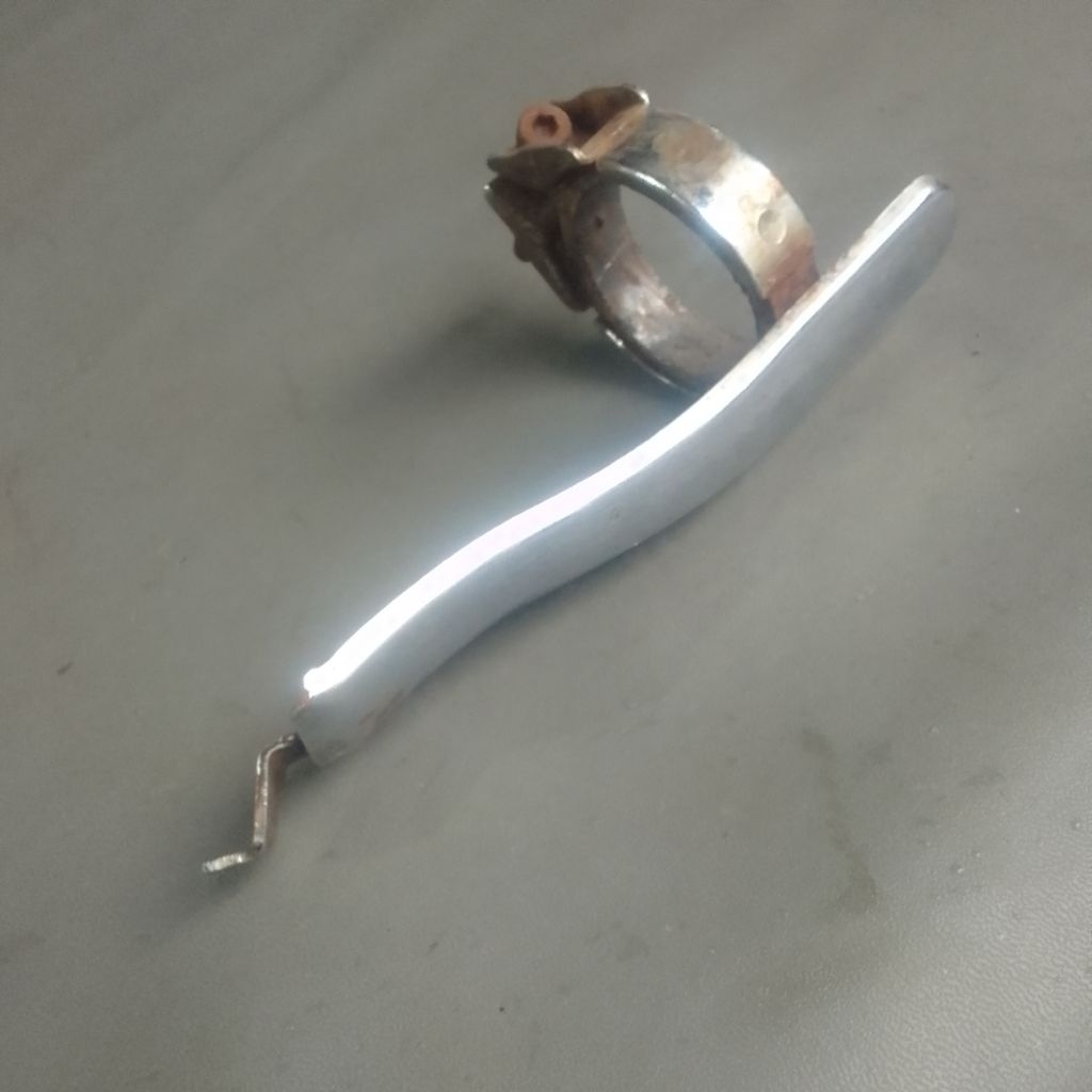 cover tameng silincer knalpot yamaha scorpio z g original second