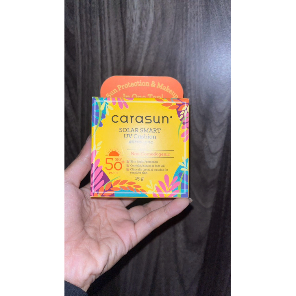 [NEW] CARASUN SOLAR SMART UV CUSHION SPF 50+ PA++++ / CARASUN SUNSCREEN SPF 50+ PA+++ SHADE 03 FAIR