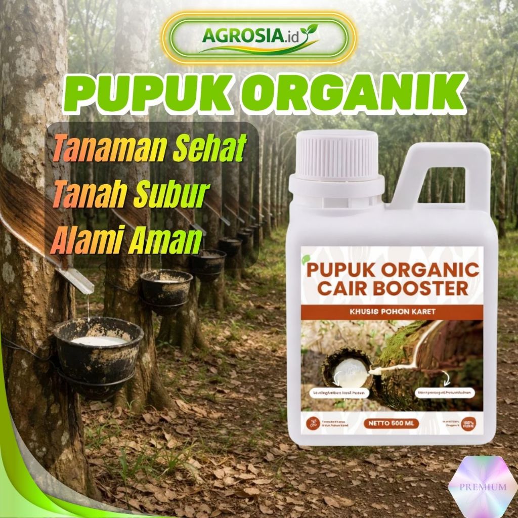 Pupuk Organik Cair Karet 500ml Pupuk Cair untuk Pohon Karet Pupuk Alami untuk Tanaman Karet Membantu