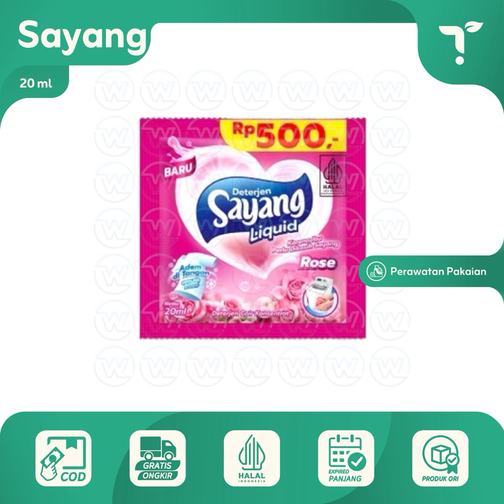 Detergen Liquid Sayang Kemasan 500/1 Sachet