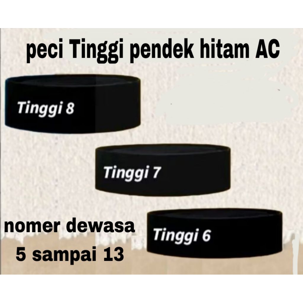 PECI HITAM AC TINGGI PENDEK